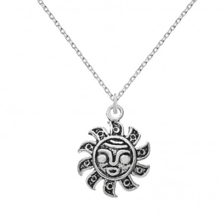 Collar sol azteca Plata de Ley - Karissma