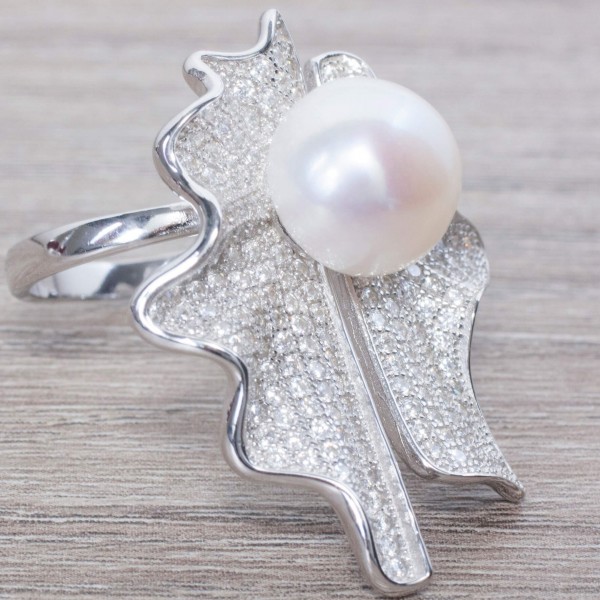 Anillo lazo con circonia Plata de Ley 925