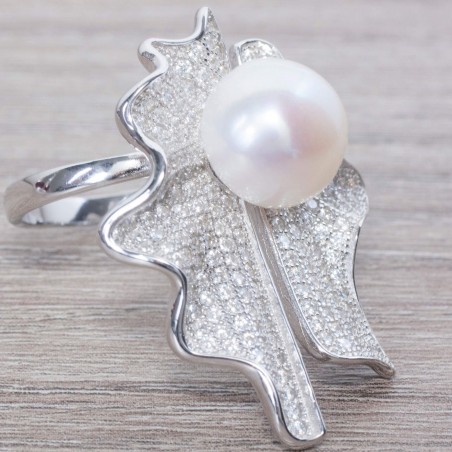 Anillo lazo con circonia Plata de Ley 925