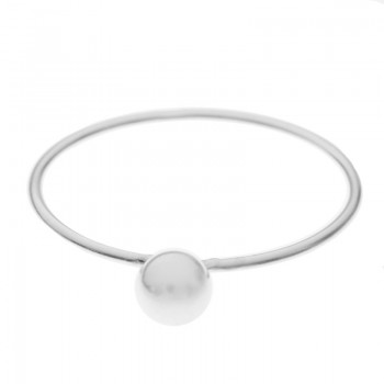 Anillo bolita Plata de Ley - Karissma