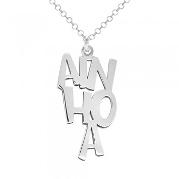 Collar nombre personalizado mayúsculas - Karissma