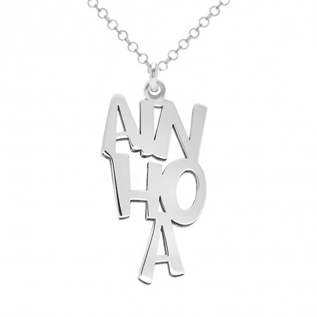 Collar nombre personalizado mayúsculas - Karissma