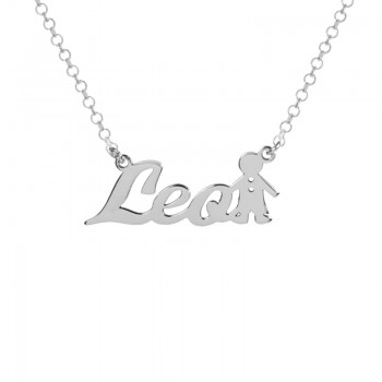Collar nombre personalizado con niño - Karissma