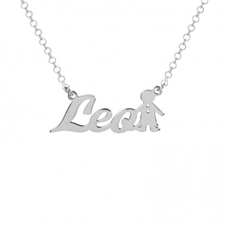 Collar nombre personalizado con niño - Karissma
