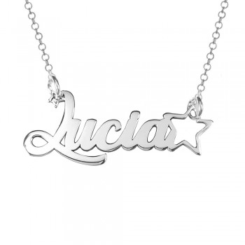 Collar nombre personalizado con estrella - Karissma