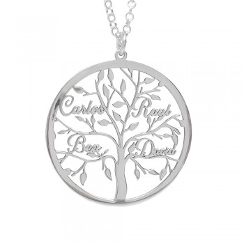 Collar árbol de la vida 4 nombres - Karissma