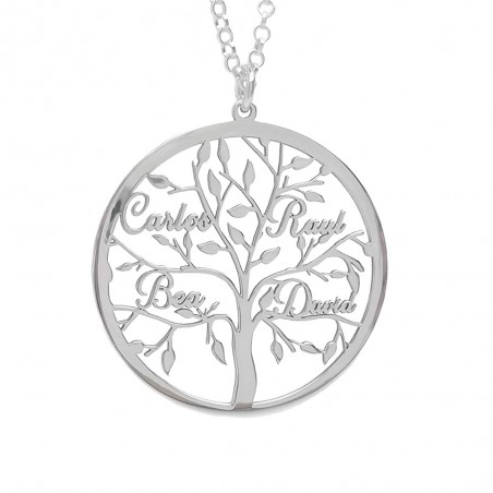 Collar árbol de la vida 4 nombres - Karissma