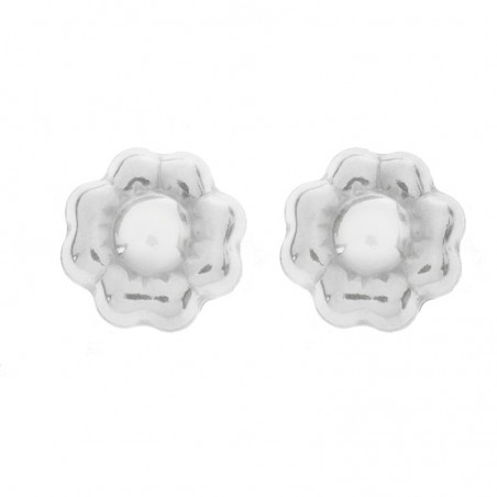 Pendientes mini flor Plata de Ley 925 - Karissma