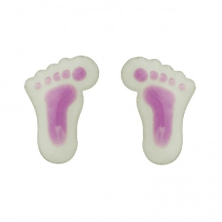 Pendientes pie esmaltado Plata de Ley 925 - Karissma