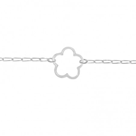 Pulsera niña flor Plata de Ley - Karissma