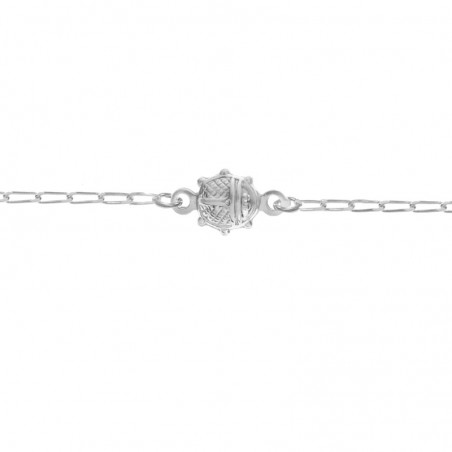Pulsera niña mariquita Plata de Ley - Karissma
