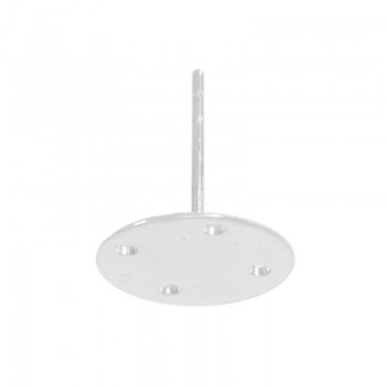 Base pendientes perforada Plata de Ley - Karissma 2