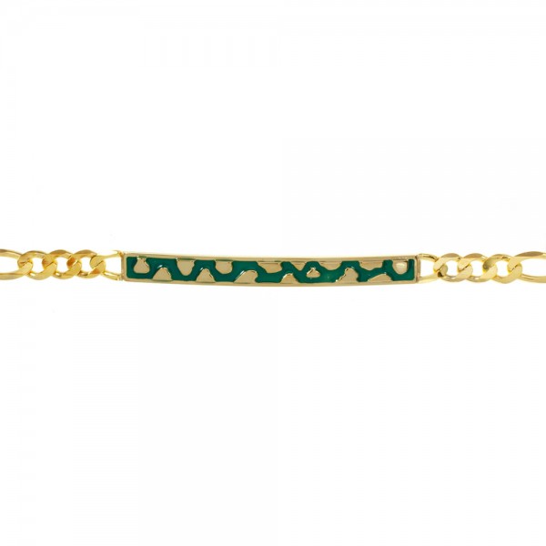 Esclava esmalte turquesa Plata de Ley - Karissma