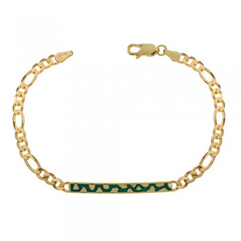 Esclava esmalte turquesa Plata de Ley - Karissma