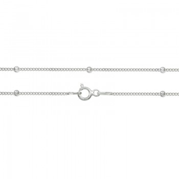 Cadena bolitas Plata de Ley 925 - Laross,a