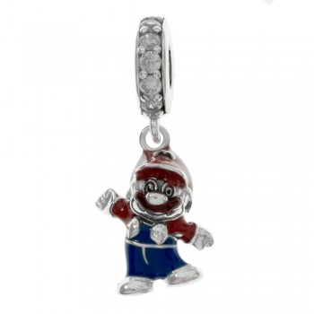 Charm Mario Bros Plata de Ley - Karissma
