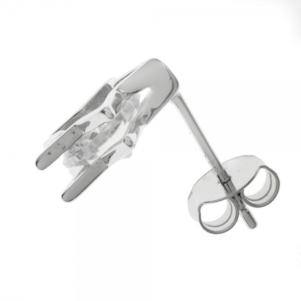 Conjunto estrella con gran circonita Plata de Ley | Karissma