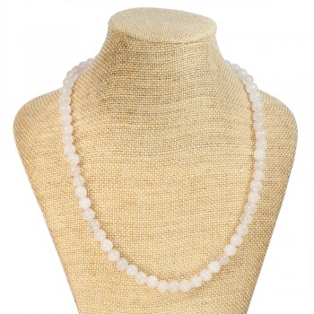 Collar Cuarzo rosa & Plata de Ley - Karissma