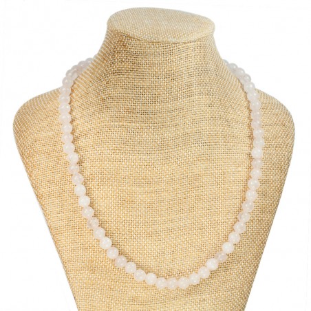 Collar Cuarzo rosa & Plata de Ley - Karissma