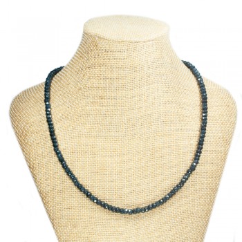 Collar Zafiro facetado & Plata de Ley - Karissma