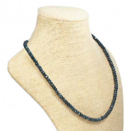 Collar Zafiro facetado & Plata de Ley - Karissma