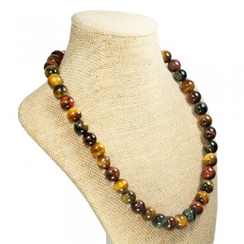 Collar Ojo de Tigre Gato Halcón & Plata de Ley - Karissma 2