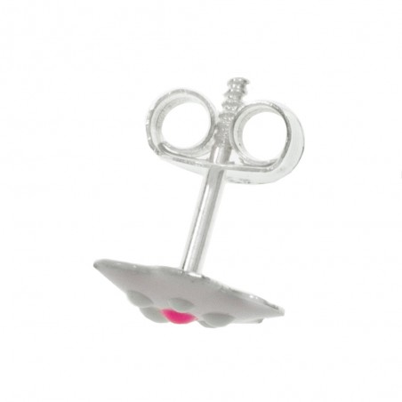 Conjunto flor puntos Plata de Ley | Karissma