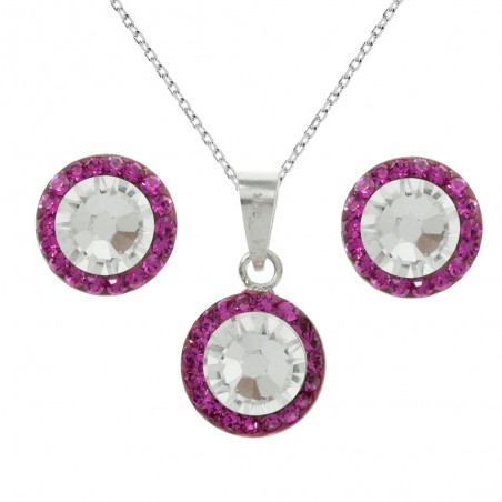 Conjunto Pink Love Plata de Ley - Karissma
