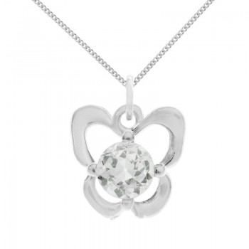 Conjunto mariposa con circonita Plata de Ley - Karissma 2