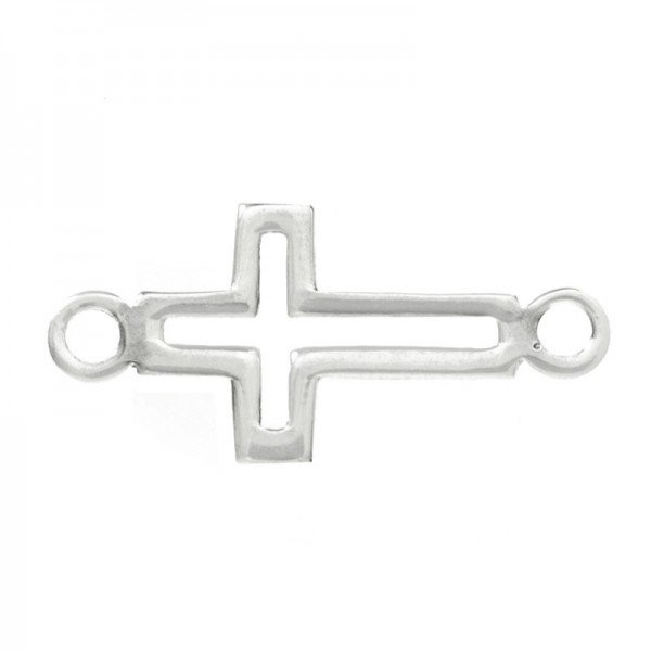 Pulsera cruz calada Plata de Ley - Karissma