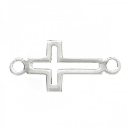 Pulsera cruz calada Plata de Ley - Karissma