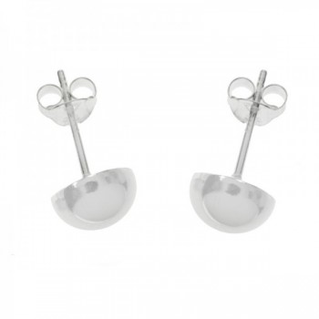 Pendientes media bola Plata de Ley - Regalo Primera Comunión invitados 2