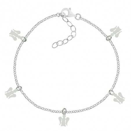 Pulsera ángeles Primera Comunión - Plata de Ley
