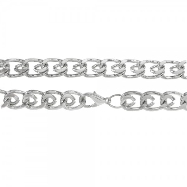 Cadena ancha eslabón enrollado acero - Karissma