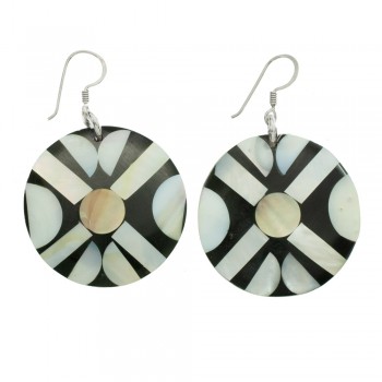 Pendientes nácar & resina Plata de Ley 925 - Karissma