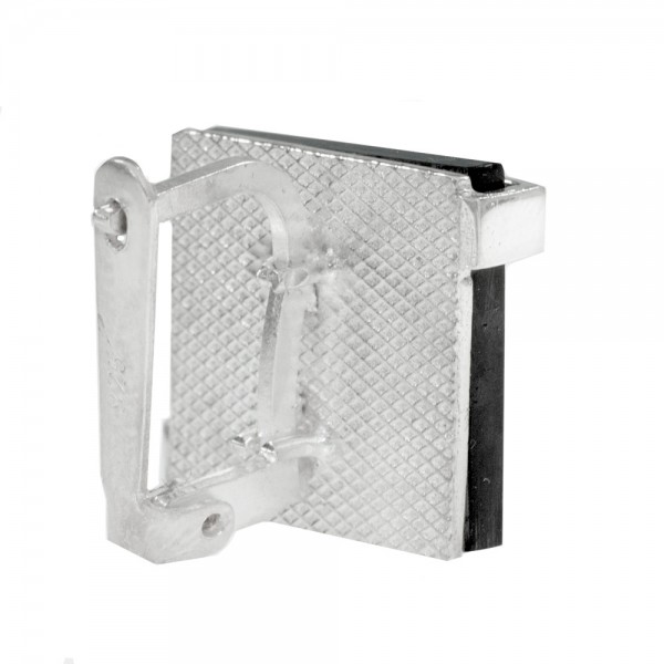 Pendientes cuadrados resina y greca Plata de Ley - Karissma