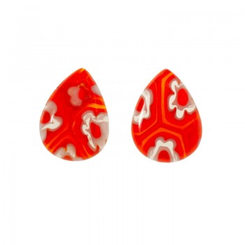 Pendientes gota cristal Murano Plata de Ley - Karissma 2