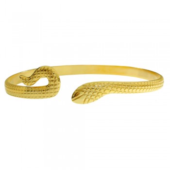 Pulsera serpiente dorada acero quirúrgico - Karissma