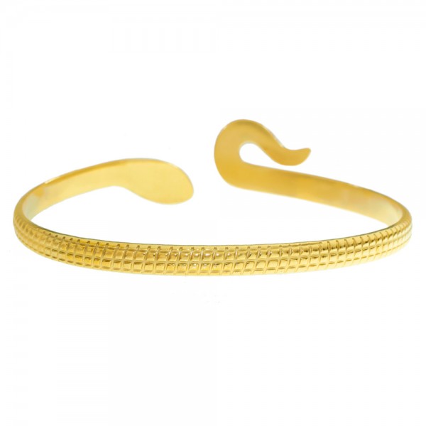 Pulsera serpiente dorada acero quirúrgico - Karissma