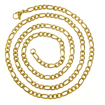 Cadena acero dorado 3x1 dorado - Karissma