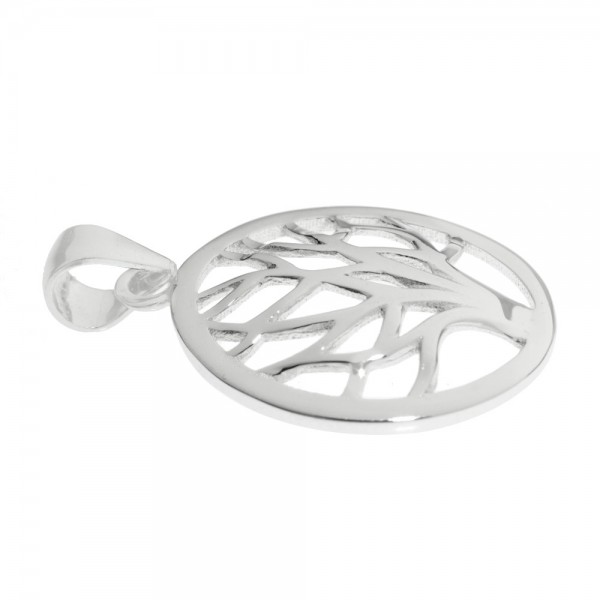 Colgante árbol oval rodiado Plata de Ley - Karissma