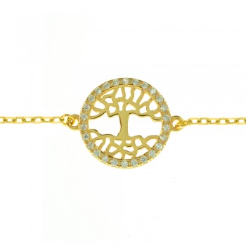 Pulsera árbol de la vida Plata de Ley - Karissma