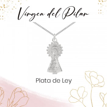 Medalla Virgen del Pilar Plata de Ley - Karissma