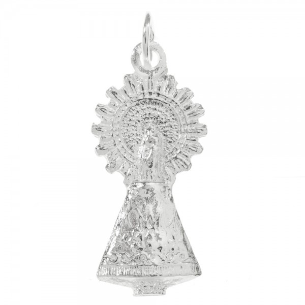 Medalla Virgen del Pilar Plata de Ley - Karissma