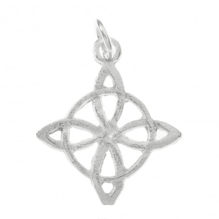 Collar Nudo de Bruja Plata de Ley - Karissma