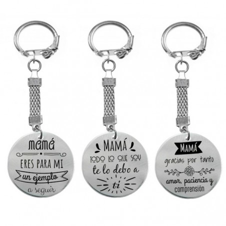 Llavero acero inoxidable Día de la Madre
