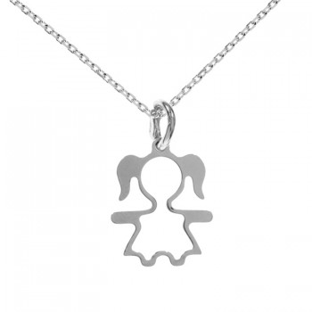 Collar niña calada estilo minimal 2