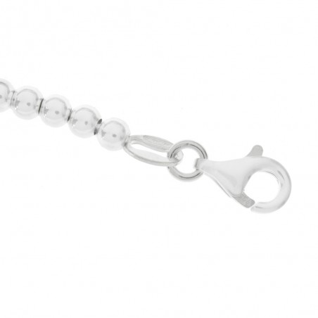 Pulsera huella con nombre personalizado Plata de Ley - Karissma