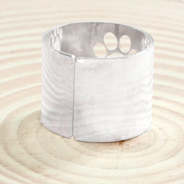 Anillo huella con nombre personalizado Plata de Ley - Karissma