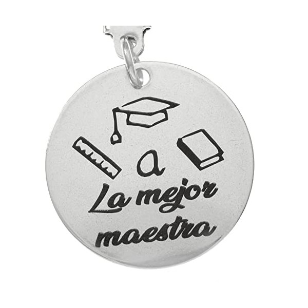 Llavero La mejor maestra de acero - Karissma